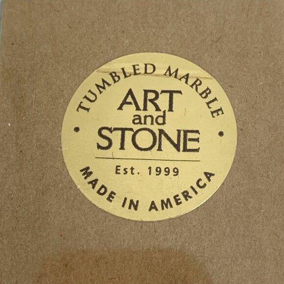 Art & Stone Tumbled Marble Wine Bottle Stopper USA "Creator of the fruit of..." - Picture 3 of 3